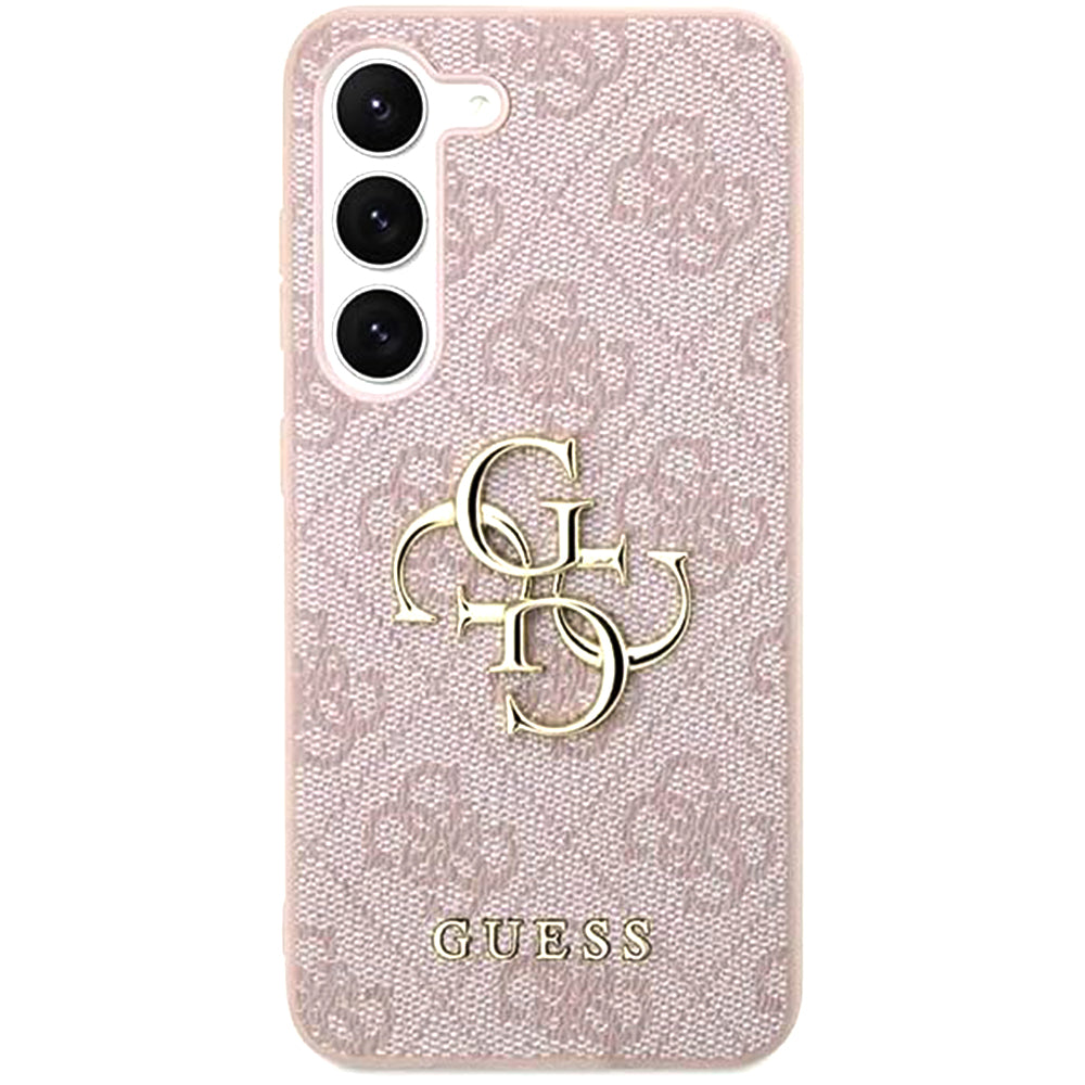 Custodia per Samsung Galaxy A55 5G A556, Guess, 4G Big Logo, Rosa