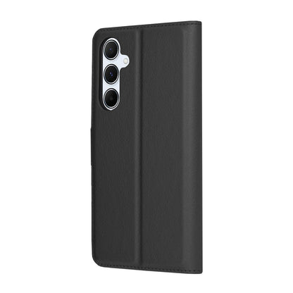 Custodia per Samsung Galaxy A55 5G A556, Techsuit, Leather Folio, Nera
