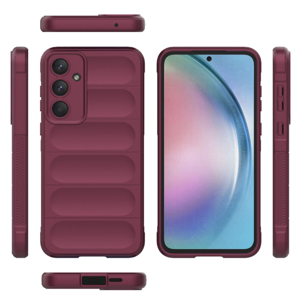 Custodia per Samsung Galaxy A55 5G A556, Techsuit, Magic Shield, Viola