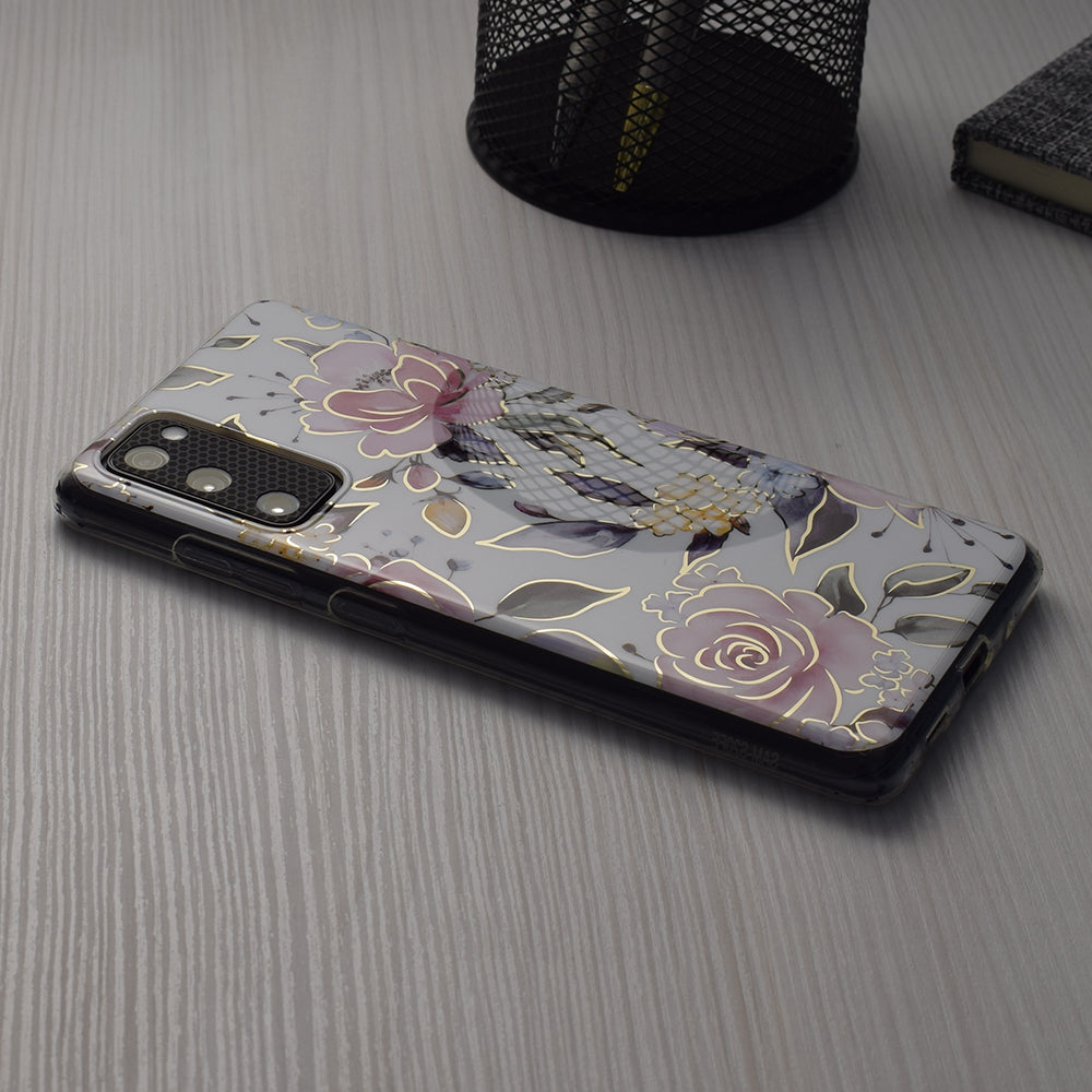 Hülle für Samsung Galaxy A55 5G A556, Techsuit, Marble, Weiß