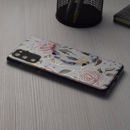 Hülle für Samsung Galaxy A55 5G A556, Techsuit, Marble, Weiß