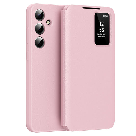 Coque pour Samsung Galaxy A55 5G A556, Techsuit, SmartView, Rose