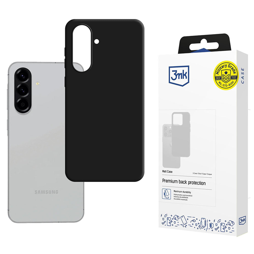Coque pour Samsung Galaxy A56 A566 / A36 A366, 3MK, Noir Mat