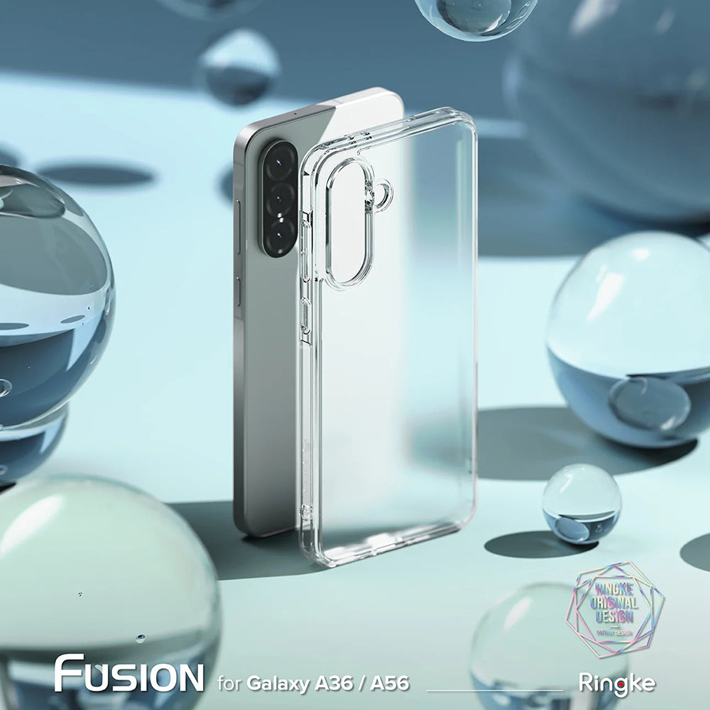 Custodia per Samsung Galaxy A56 A566 / A36 A366, Ringke, Fusion, Trasparente Opaca
