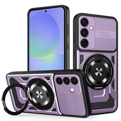 Custodia per Samsung Galaxy A56 A566 / A36 A366, Techsuit, RuggedCam, Viola