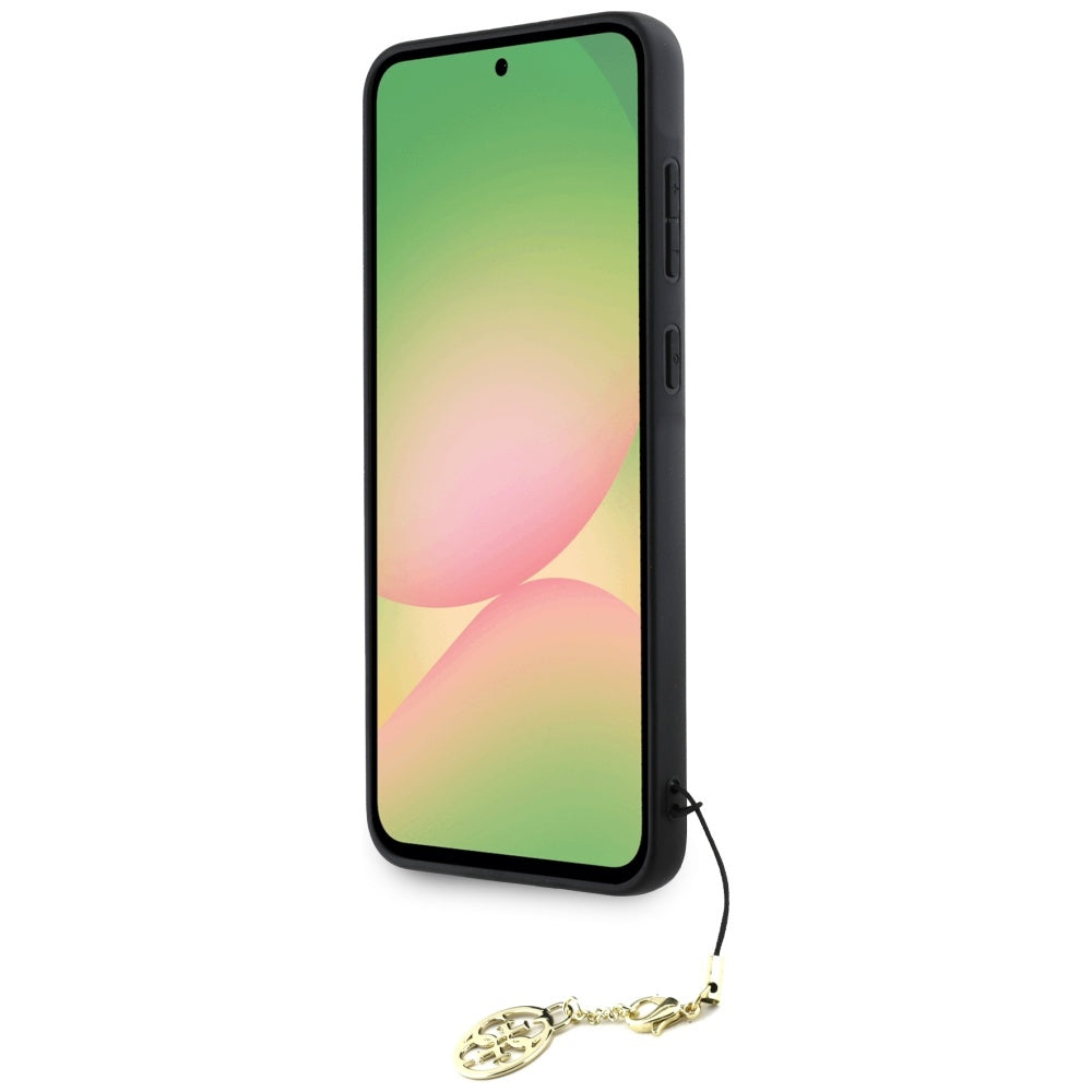 Hülle für Samsung Galaxy A56 A566, Guess, 4G Charm, Schwarz