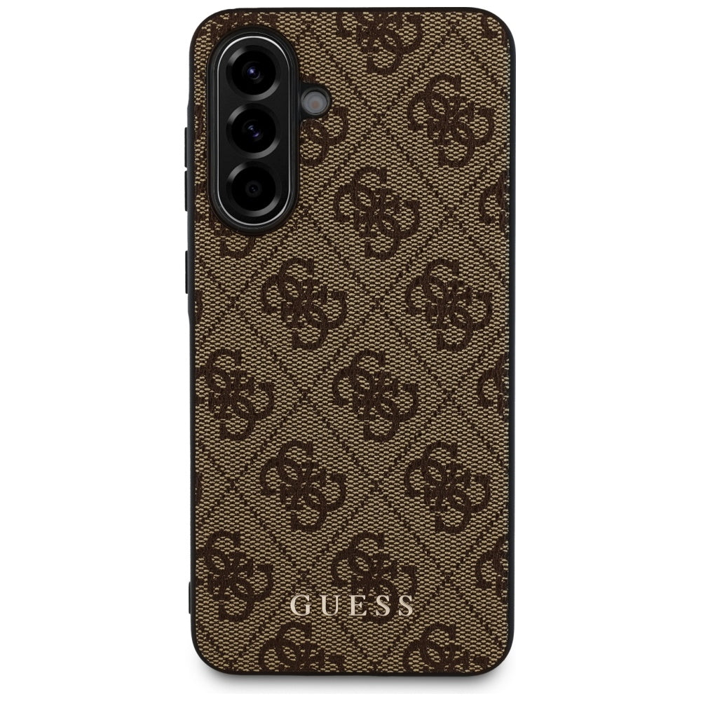 Custodia per Samsung Galaxy A56 A566, Guess, 4G Classic, Marrone