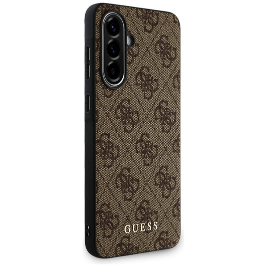 Étui pour Samsung Galaxy A56 A566, Guess, 4G Classic, Marron