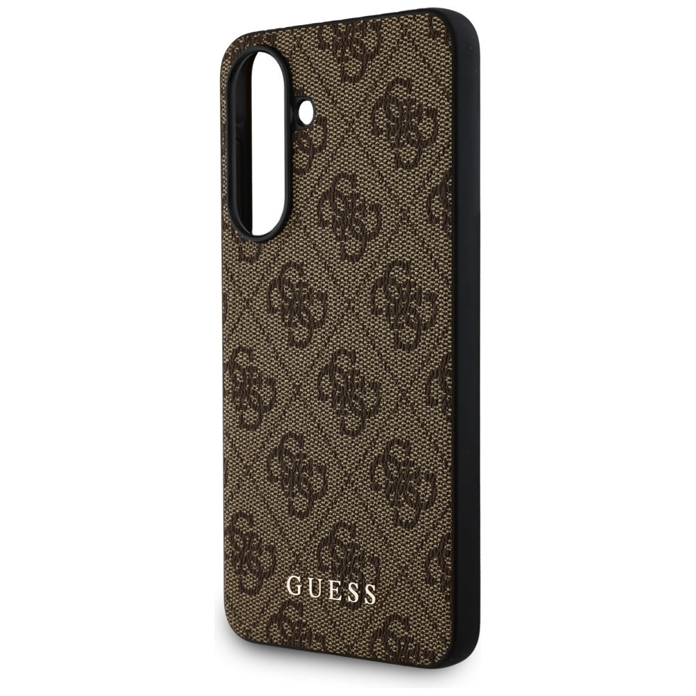 Custodia per Samsung Galaxy A56 A566, Guess, 4G Classic, Marrone
