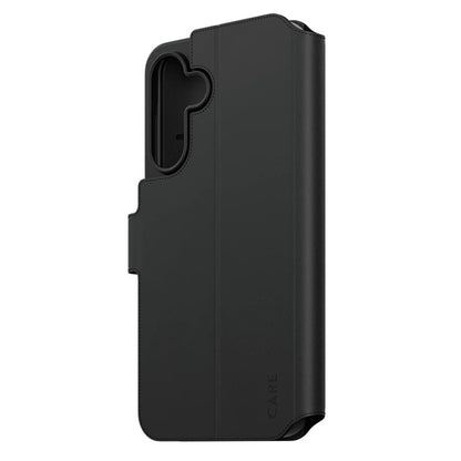 Étui pour Samsung Galaxy A56 A566, PanzerGlass, avec fonction support et portefeuille, Noir