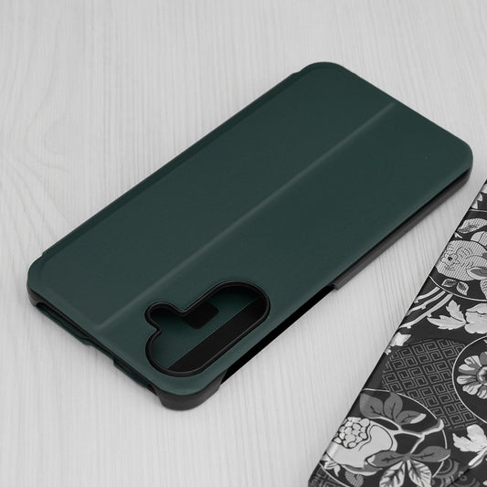 Custodia per Samsung Galaxy A56 A566, Techsuit, eFold, Verde