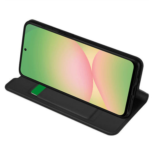 Custodia per Samsung Galaxy A56 A566, Techsuit, Magskin Book, Nera