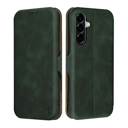 Coque pour Samsung Galaxy A56 A566, Techsuit, Safe Wallet Plus, Vert