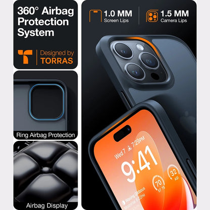 Custodia per Samsung Galaxy A56 A566, Torras, Guardian, Nera