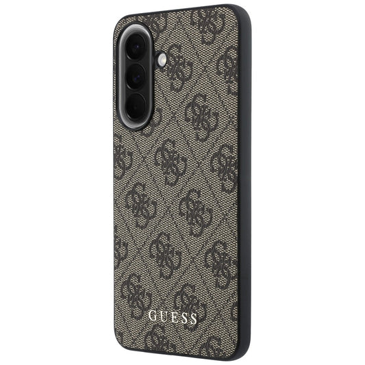 Custodia per Samsung Galaxy A57 5G, Guess, 4G Classic Logo Charm, Marrone