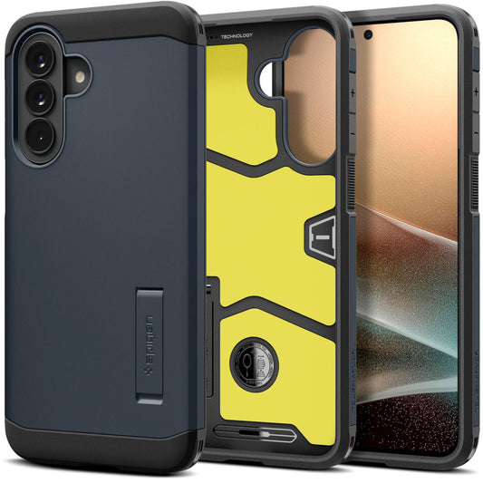 Étui pour Samsung Galaxy A57 5G, Spigen, Tough Armor, Bleu ACS11126