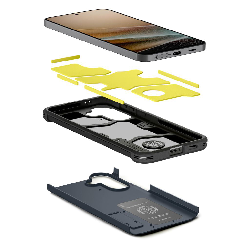 Custodia per Samsung Galaxy A57 5G, Spigen, Tough Armor, Blu ACS11126
