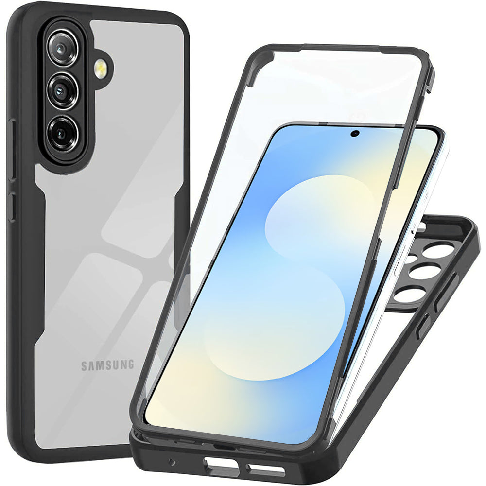 Custodia per Samsung Galaxy A57 5G, Techsuit, ColorVerse 360, Nera