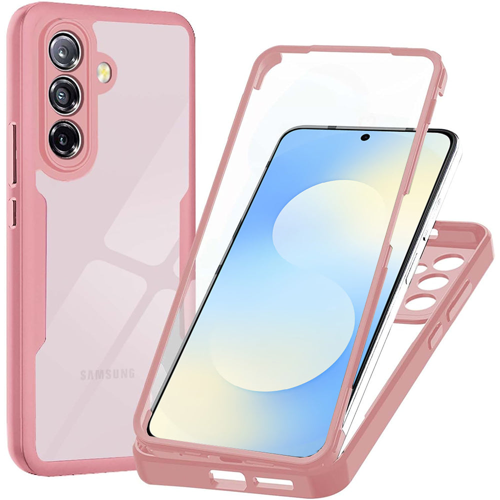 Étui pour Samsung Galaxy A57 5G, Techsuit, ColorVerse 360, Rose