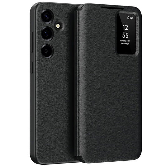 Hülle für Samsung Galaxy A57 5G, Techsuit, SmartView, Schwarz