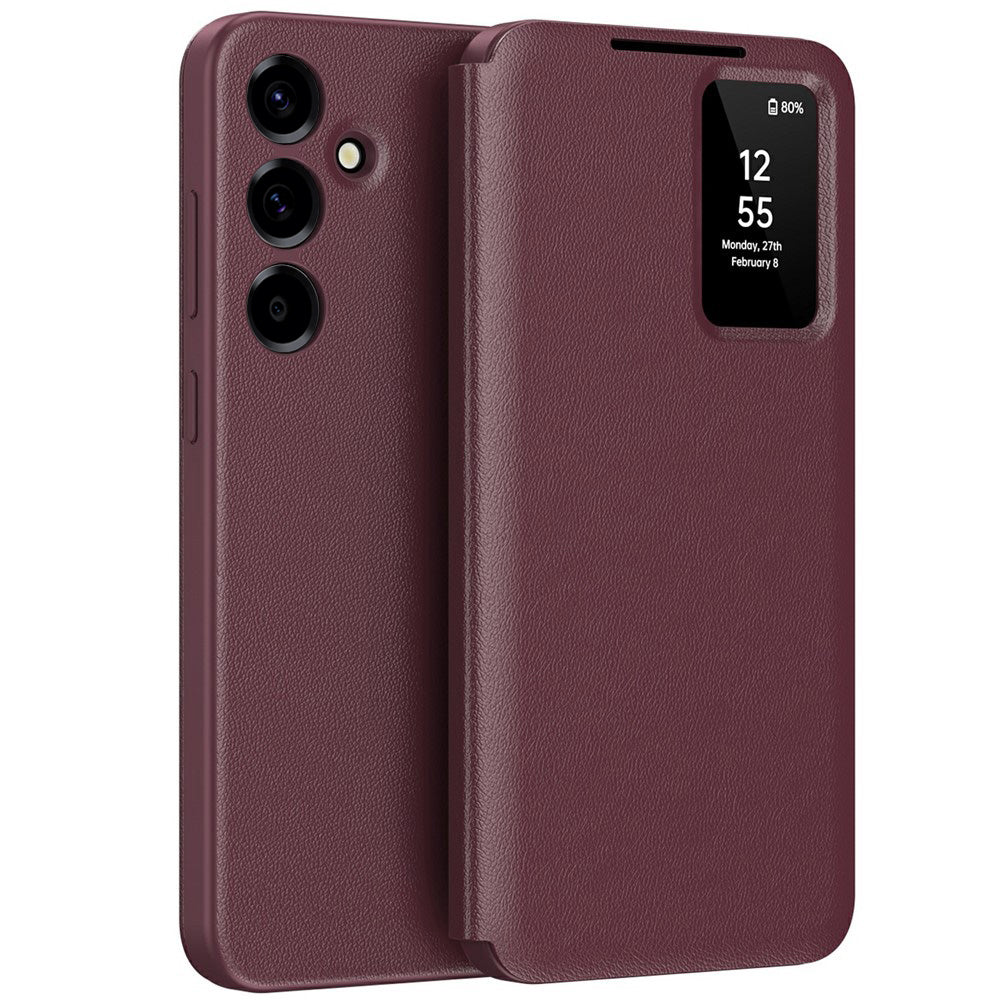 Hülle für Samsung Galaxy A57 5G, Techsuit, SmartView, Rot