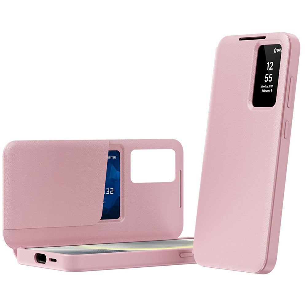 Hülle für Samsung Galaxy A57 5G, Techsuit, SmartView, Rosa