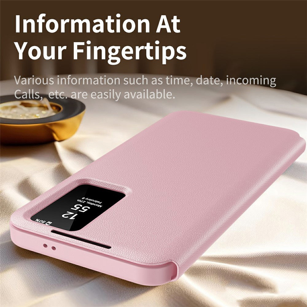 Hülle für Samsung Galaxy A57 5G, Techsuit, SmartView, Rosa