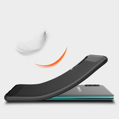 Hülle für Samsung Galaxy A70s A707 / A70 A705, Techsuit, Carbon, Schwarz