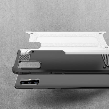 Custodia per Samsung Galaxy A71 A715, Techsuit, Hybrid Armor, Nera