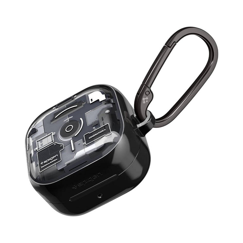 Custodia per Samsung Galaxy Buds4 / Buds4 Pro, Spigen, Ultra Hybrid, Nera ACS11201