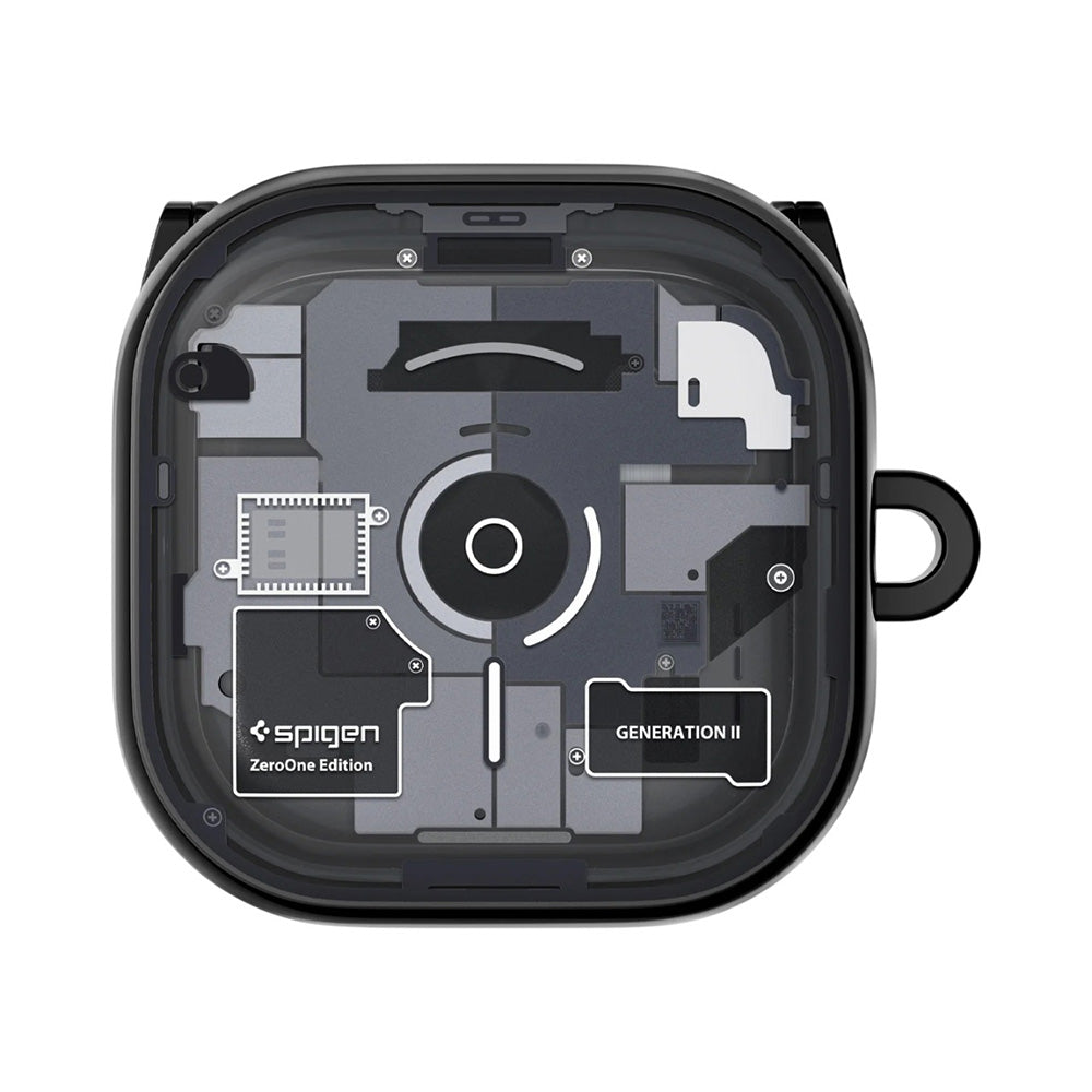 Custodia per Samsung Galaxy Buds4 / Buds4 Pro, Spigen, Ultra Hybrid, Nera ACS11201