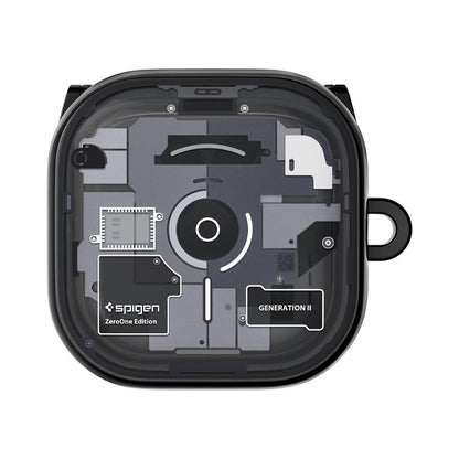 Custodia per Samsung Galaxy Buds4 / Buds4 Pro, Spigen, Ultra Hybrid, Nera ACS11201