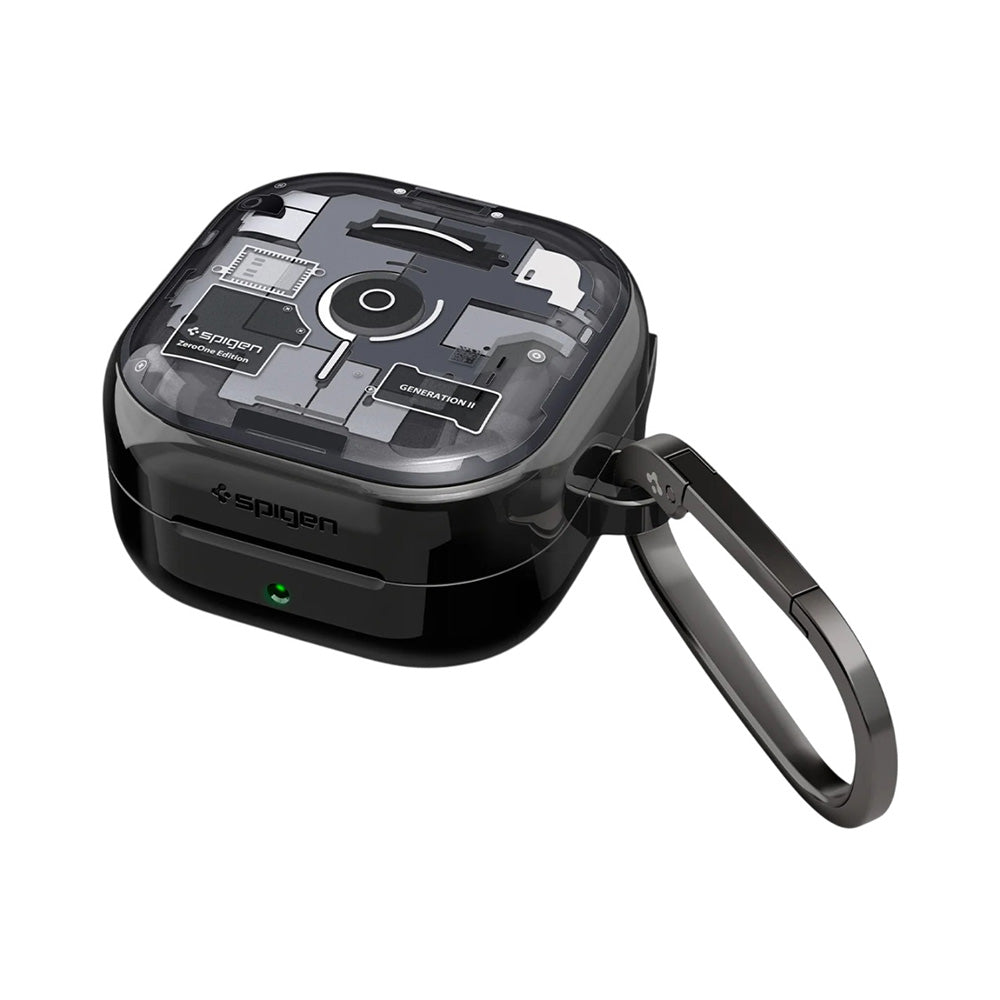 Custodia per Samsung Galaxy Buds4 / Buds4 Pro, Spigen, Ultra Hybrid, Nera ACS11201
