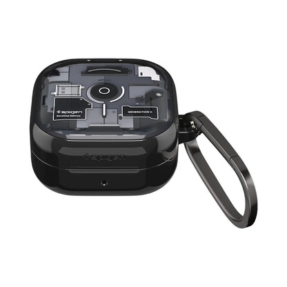 Custodia per Samsung Galaxy Buds4 / Buds4 Pro, Spigen, Ultra Hybrid, Nera ACS11201