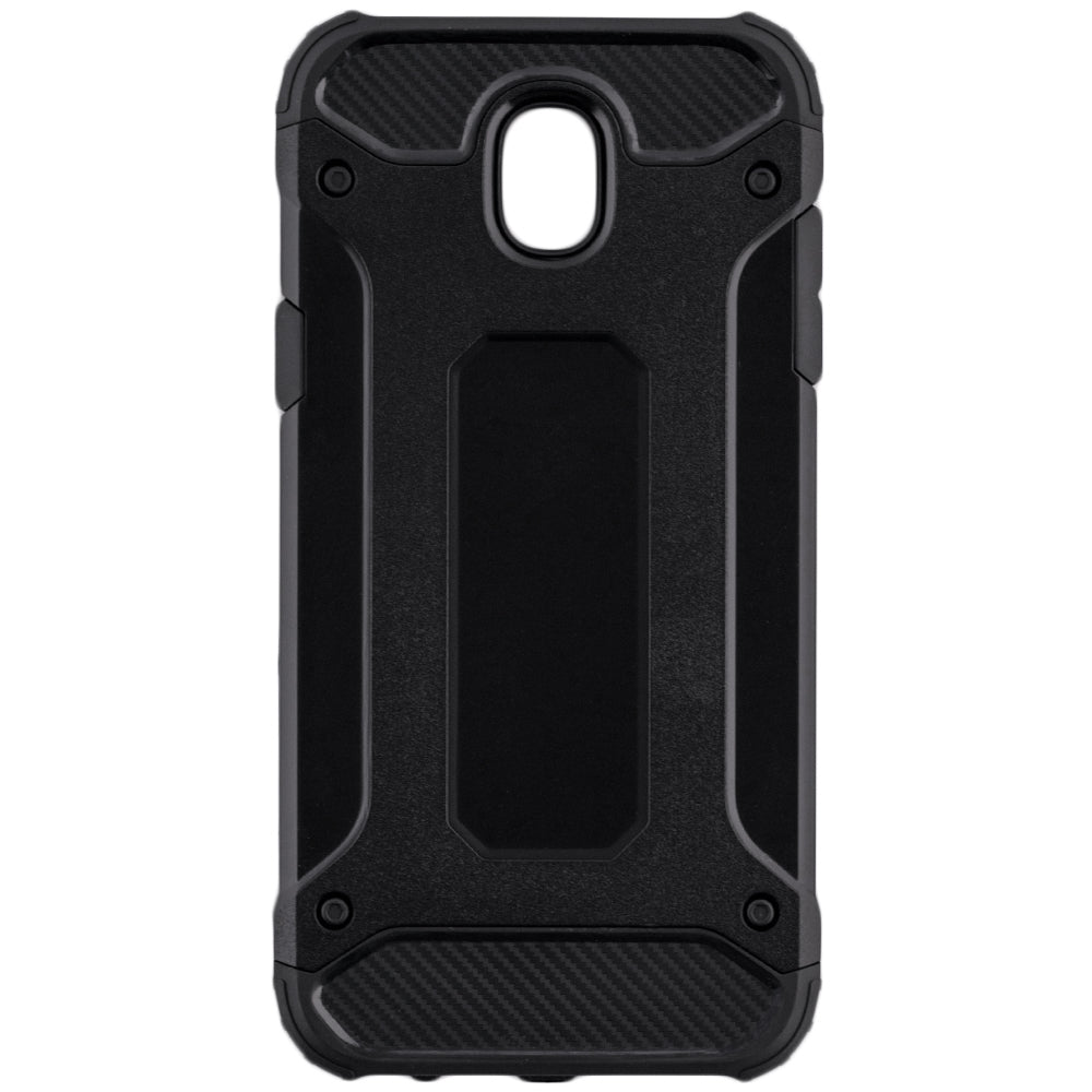 Custodia per Samsung Galaxy J5 (2017) J530, Techsuit, Hybrid Armor, Nera