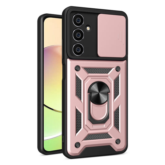 Custodia per Samsung Galaxy M15, Techsuit, CamShield, Rosa