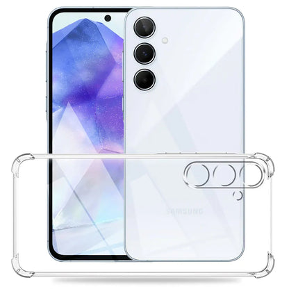 Étui pour Samsung Galaxy M15, Techsuit, Shockproof Clear, Transparent