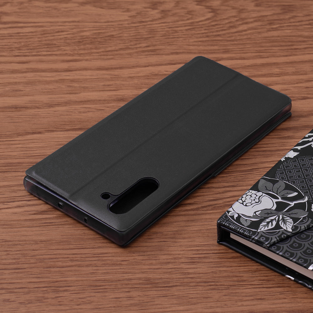 Coque pour Samsung Galaxy Note 10 5G N971 / Note10 N970, Techsuit, eFold, Noire