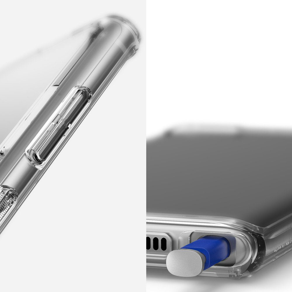 Hülle für Samsung Galaxy Note 10+ 5G N976 / Note 10+ N975, Ringke, Fusion, Transparent