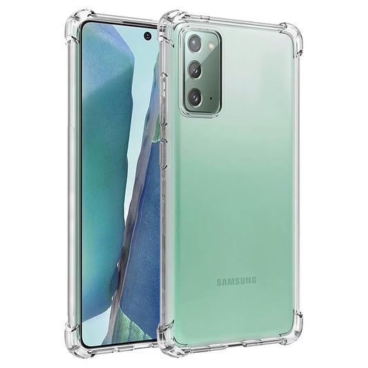 Coque pour Samsung Galaxy Note 20 5G N981 / Note 20 N980, Techsuit, Antichoc Claire, Transparente