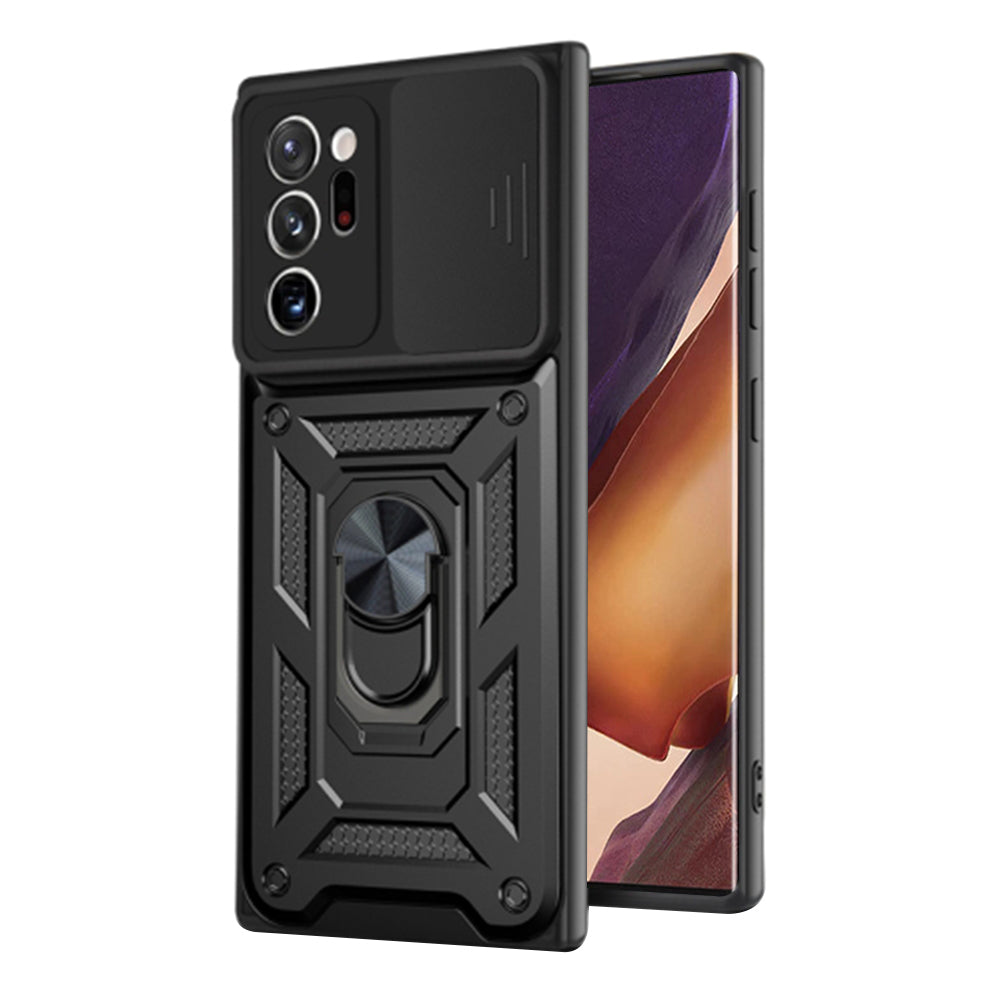 Hülle für Samsung Galaxy Note 20 Ultra 5G N986 / Note 20 Ultra N985, Techsuit, CamShield, Schwarz