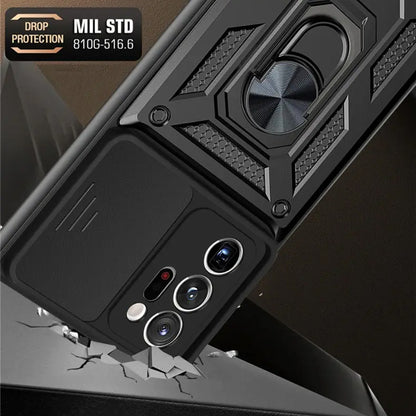 Hülle für Samsung Galaxy Note 20 Ultra 5G N986 / Note 20 Ultra N985, Techsuit, CamShield, Schwarz