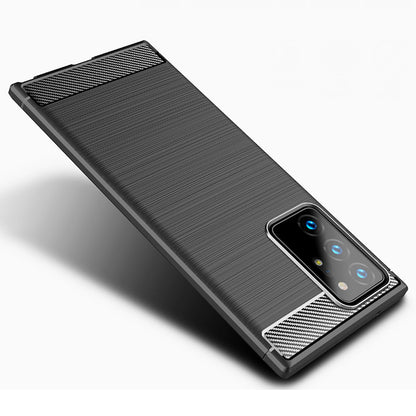 Coque pour Samsung Galaxy Note 20 Ultra 5G N986 / Note 20 Ultra N985, Techsuit, Carbone, Noire