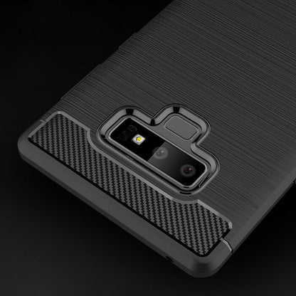 Custodia per Samsung Galaxy Note 9 N960, Techsuit, Carbonio, Nera