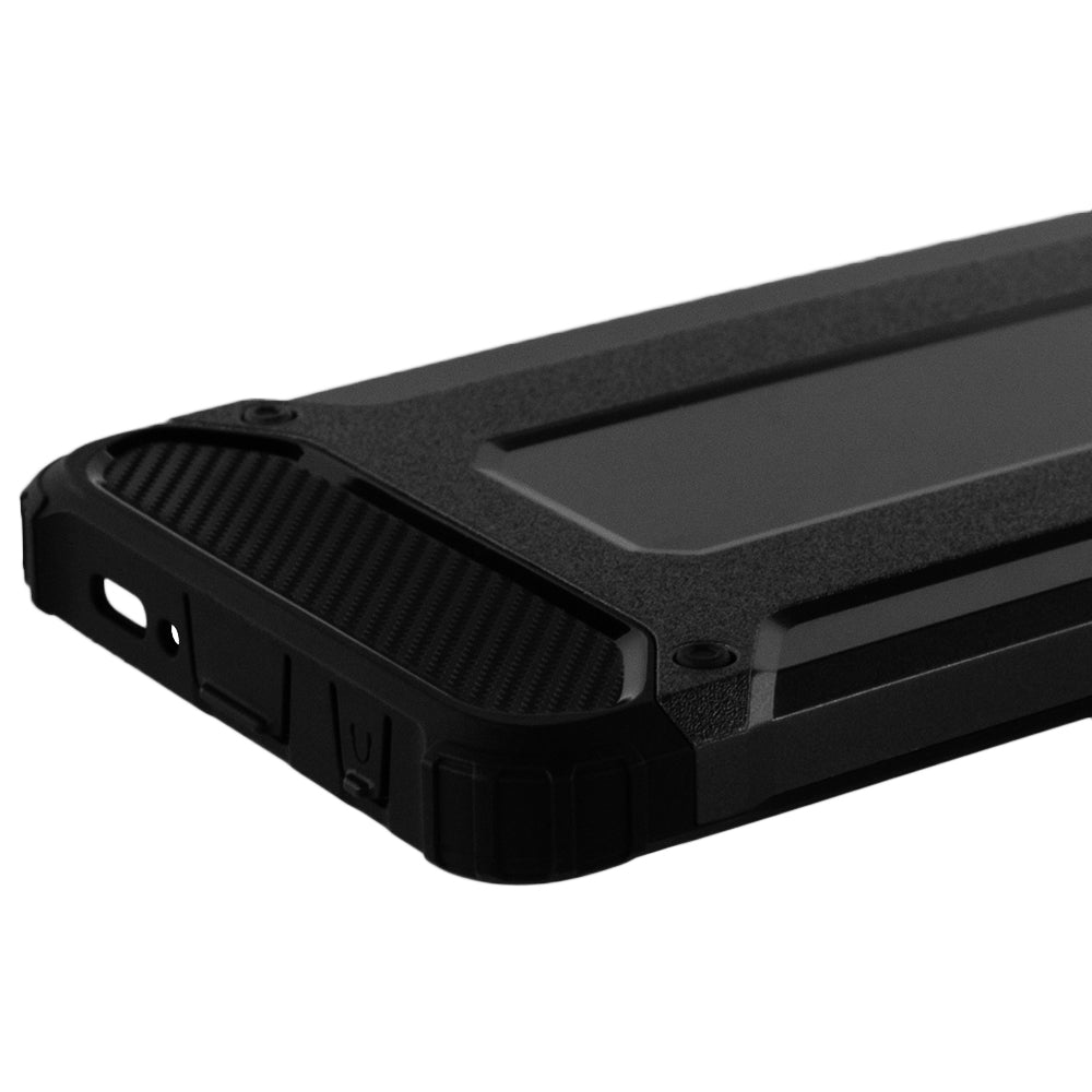 Custodia per Samsung Galaxy S10 G973, Techsuit, Hybrid Armor, Nera