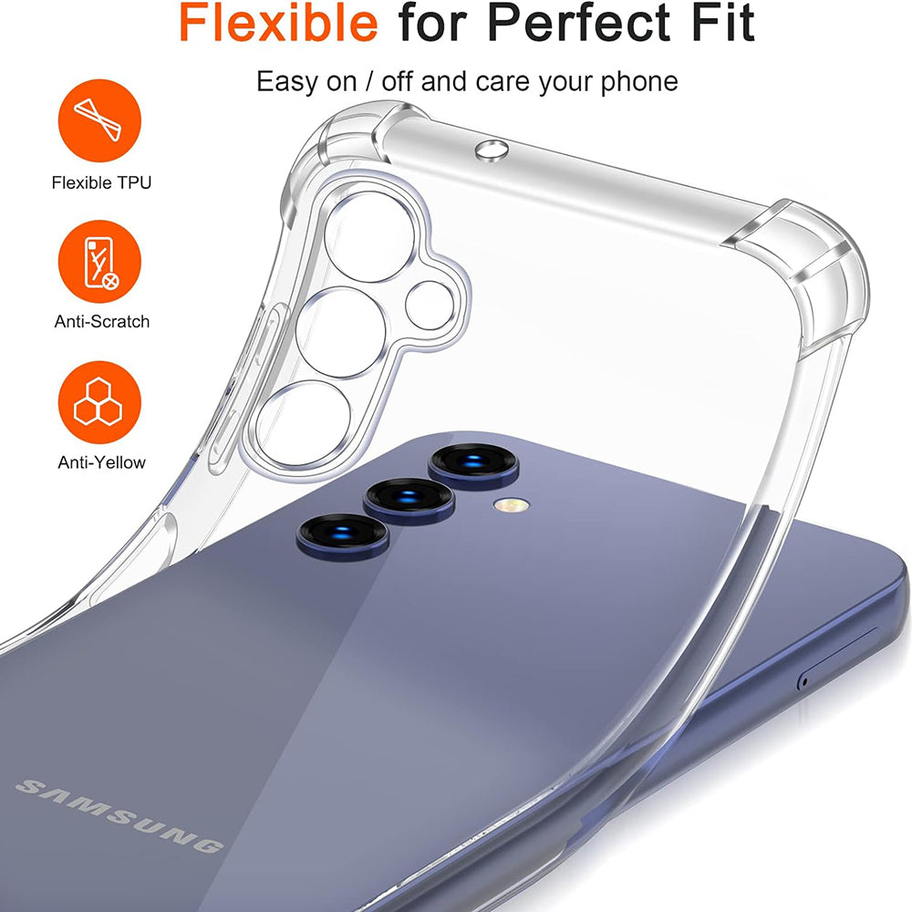 Custodia per Samsung Galaxy S10 Lite G770, Techsuit, Shockproof Clear, Trasparente