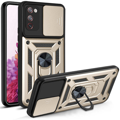 Hülle für Samsung Galaxy S20 FE 2022 G781 / S20 FE 5G G781 / S20 FE G780, Techsuit, CamShield, Gold
