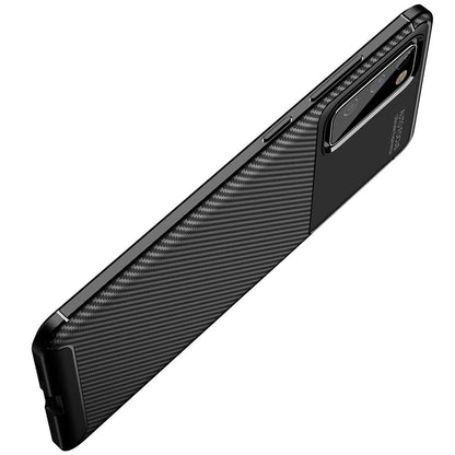 Custodia per Samsung Galaxy S20 FE 2022 G781 / S20 FE 5G G781 / S20 FE G780, Techsuit, CarbonFiber, Nera