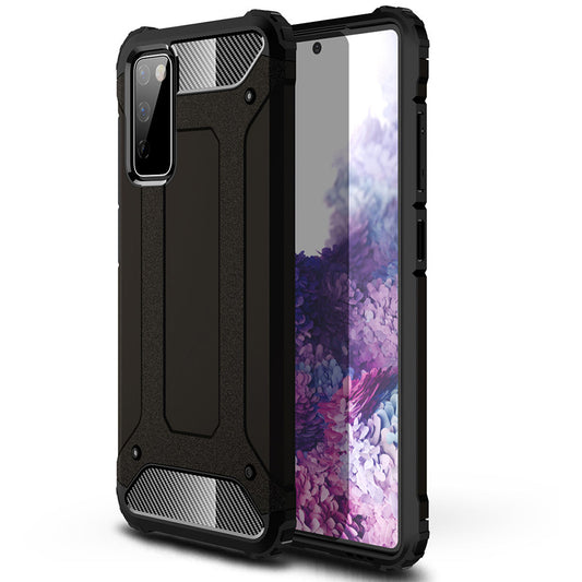Custodia per Samsung Galaxy S20 FE 2022 G781 / S20 FE 5G G781 / S20 FE G780, Techsuit, Hybrid Armor, Nera
