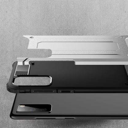Custodia per Samsung Galaxy S20 FE 2022 G781 / S20 FE 5G G781 / S20 FE G780, Techsuit, Hybrid Armor, Nera